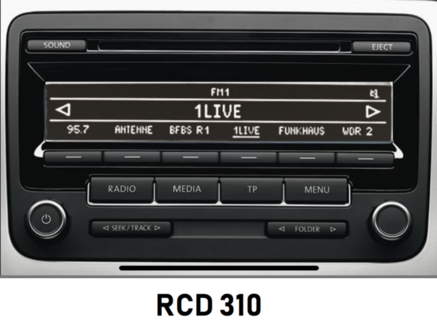 VW Bluetooth Adapter Kabel Met Carkit Geschikt voor Rcd 210 Rcd 310 Rcd 510  Rns 510