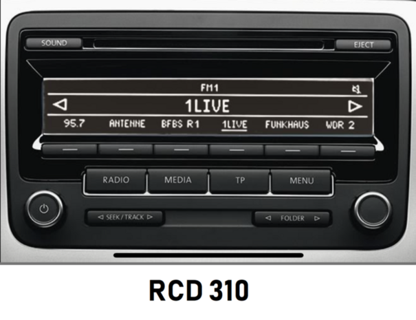 VW Bluetooth Adapter Kabel Met Carkit Geschikt voor Rcd 210 Rcd 310 Rcd 510  Rns 510