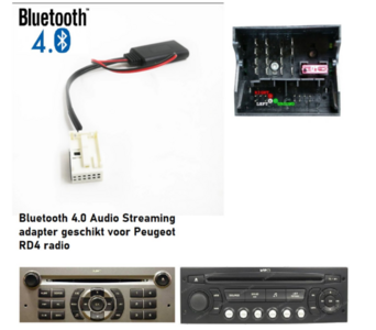 Citroen C2 C3 C4 C5 C6 C8 Berlingo Jumpy Bluetooth Muziek Streaming Adapter Rd4 Aux Dongle Mp3 
